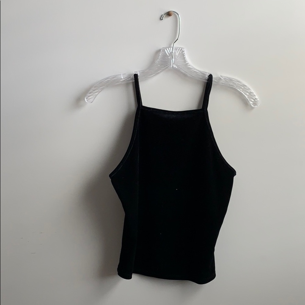 Garage Velvet Halter Top